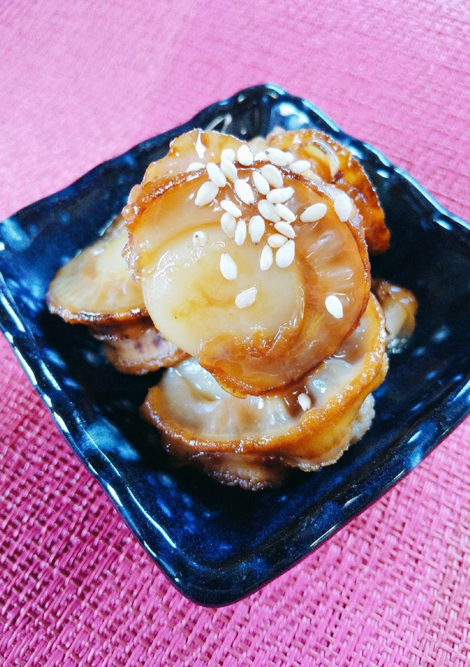 ベビーホタテの照り焼き 蒲焼きのたれで！-レシピのメイン写真