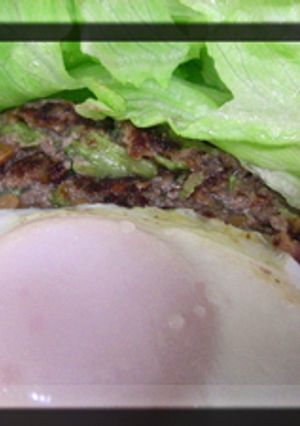 ジャンボ納豆バーグ゜:♫;。+-レシピのメイン写真