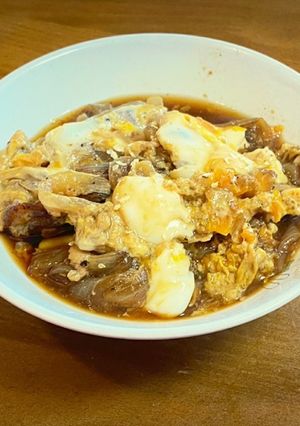 和風たれとサラダチキンで簡単親子丼-レシピのメイン写真