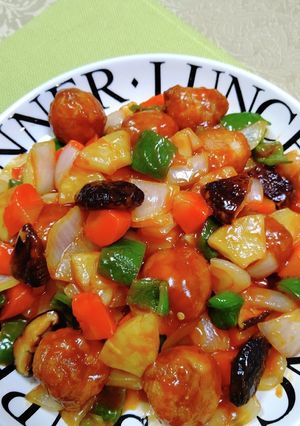 豚肩ロース薄切りで作る野菜たっぷり酢豚-レシピのメイン写真