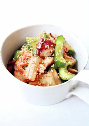 簡単美味しい!【タコキムチ(甘口)】-レシピのメイン写真
