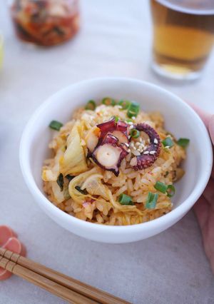 たこキムチの混ぜごはん-レシピのメイン写真