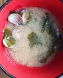 ホットクックでしじみとわかめの味噌汁