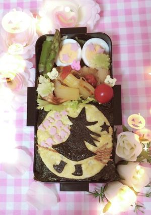 ハロウィン魔女弁当-レシピのメイン写真