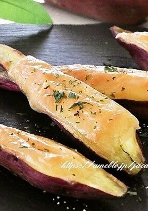 レンジとトースターでチーズ焼きいも-レシピのメイン写真