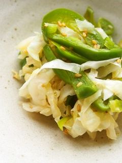 ピーマン・キャベツ酢の物♪-レシピのメイン写真
