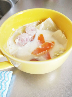 糖質制限!白菜の豆乳生姜スープ-レシピのメイン写真