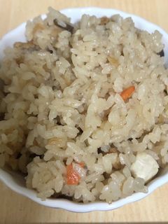 きのこときざみあげの炊き込みご飯-レシピのメイン写真
