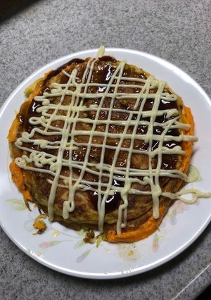 粉なしチョー低糖質お好み焼き-レシピのメイン写真