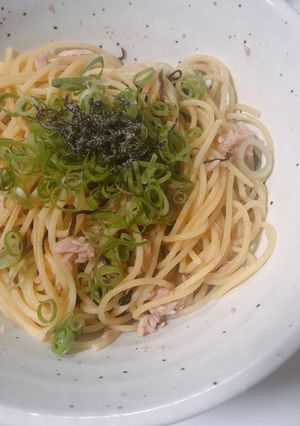 塩こんぶとツナの和風パスタ-レシピのメイン写真