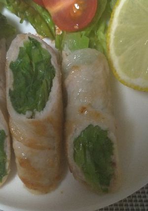 大根菜の豚肉ロール☆-レシピのメイン写真
