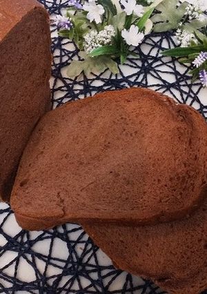 ふわふわしっとりココア 食パン-レシピのメイン写真