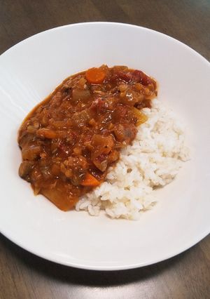 簡単☆適当!サバ缶&トマトカレー-レシピのメイン写真