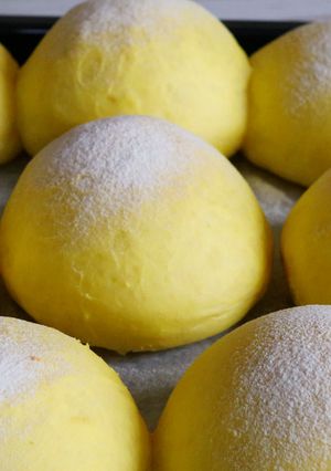 まんまる可愛い優しい味「かぼちゃパン」-レシピのメイン写真