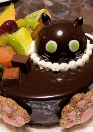 黒猫のグラサージュ♡ハロウィンにもgoo-レシピのメイン写真