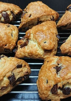 おうちスタバでチョコチャンクスコーン-レシピのメイン写真