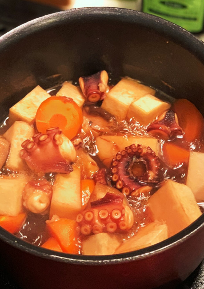 ホクホク海老芋とタコの旨煮-レシピのメイン写真