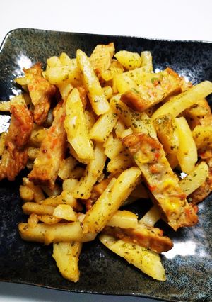 じゃがいもと野菜天のホクホク炒め♪-レシピのメイン写真
