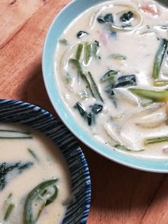 ダマなし!チンゲン菜のクリーム煮-レシピのメイン写真