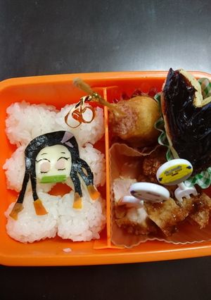 鬼滅の刀 ねづこ キャラ弁-レシピのメイン写真