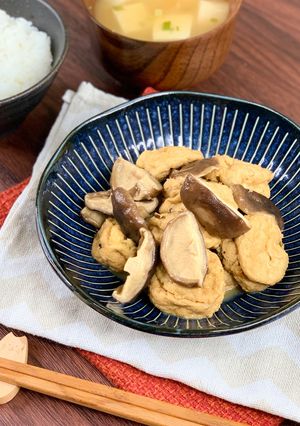 じゅわり味しみ＊がんもどきと椎茸の煮物＊-レシピのメイン写真