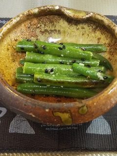 お弁当箱のすき間に☆いんげんのごま塩和え-レシピのメイン写真