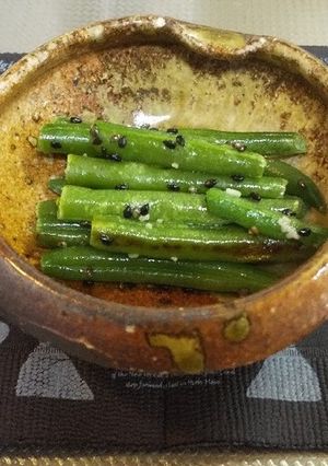 お弁当箱のすき間に☆いんげんのごま塩和え-レシピのメイン写真