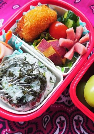 幼稚園弁当　ジャック・オ・ランタン-レシピのメイン写真