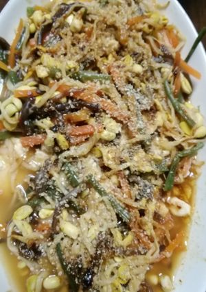 市販のビビンバで、ヘルシービビンバ豆腐-レシピのメイン写真