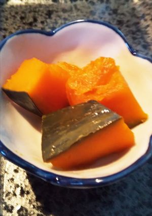 ほくほく甘い！かぼちゃの煮物(黄金比)-レシピのメイン写真