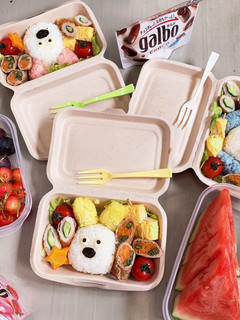 うさぎ こあら ねこ 弁当-レシピのメイン写真