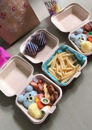 青団 くまさん 弁当-レシピのメイン写真