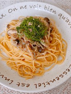 ☆大葉が香るしらす&きのこの和風パスタ☆-レシピのメイン写真