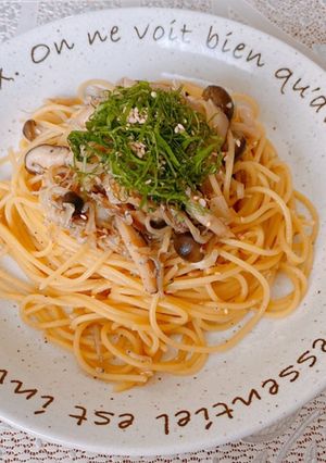 ☆大葉が香るしらす&きのこの和風パスタ☆-レシピのメイン写真