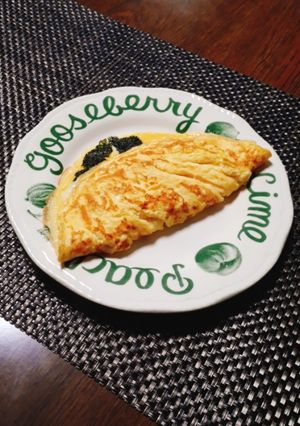 たっぷりチーズと海苔のオムレツ-レシピのメイン写真