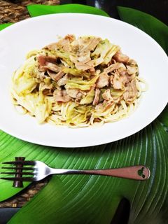 簡単!ゆず胡椒ポン酢バターでパスタ!-レシピのメイン写真