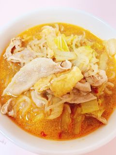 豚肉と白菜のピリ辛ごま味噌スープ-レシピのメイン写真