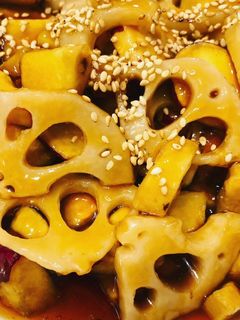 簡単 レンコンとサツマイモの照り煮-レシピのメイン写真