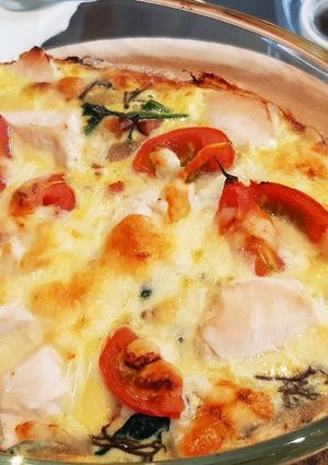 大地と海の恵みキッシュ仕立て-レシピのメイン写真