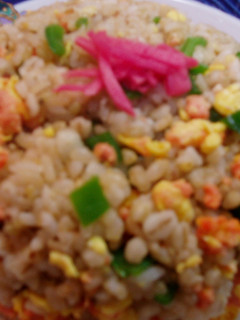 ヘルシー!鮭フレークとピーマンの炒飯風!-レシピのメイン写真