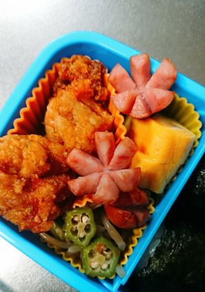 ウインナーでお花-レシピのメイン写真