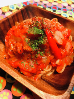 辛パスタ★燃えるウィンナーのアラビアータ-レシピのメイン写真