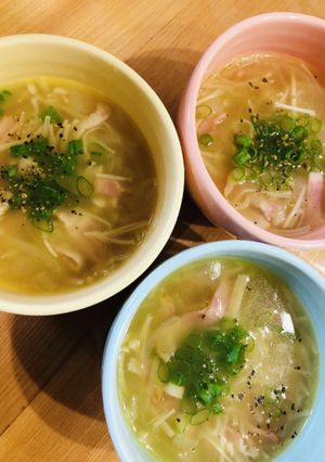 コンソメ味✨ベーコンとエノキのスープ✨-レシピのメイン写真