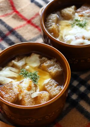 簡単時短！絶品オニオンスープ-レシピのメイン写真