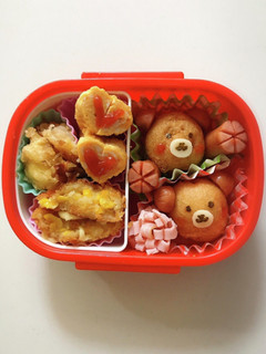 簡単!アメリカンドックくまさん弁当♡-レシピのメイン写真