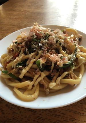 めんつゆベースの焼うどん-レシピのメイン写真