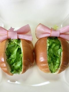 ザクザクきゅうりサンドにハムのリボン-レシピのメイン写真