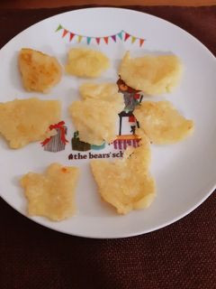 手づかみ食べ りんごとさつまいものお焼き-レシピのメイン写真