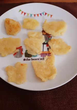 手づかみ食べ りんごとさつまいものお焼き-レシピのメイン写真