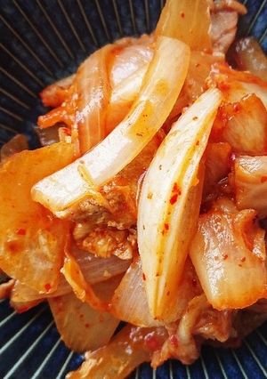 ラ・クックで豚キムチ-レシピのメイン写真